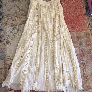 Free People Boho Maxi Skirt